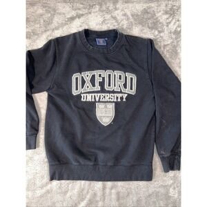 Vintage Oxford University sweatshirt‎ XS Navy Blue